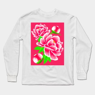 Prosperous Peony Long Sleeve T-Shirt